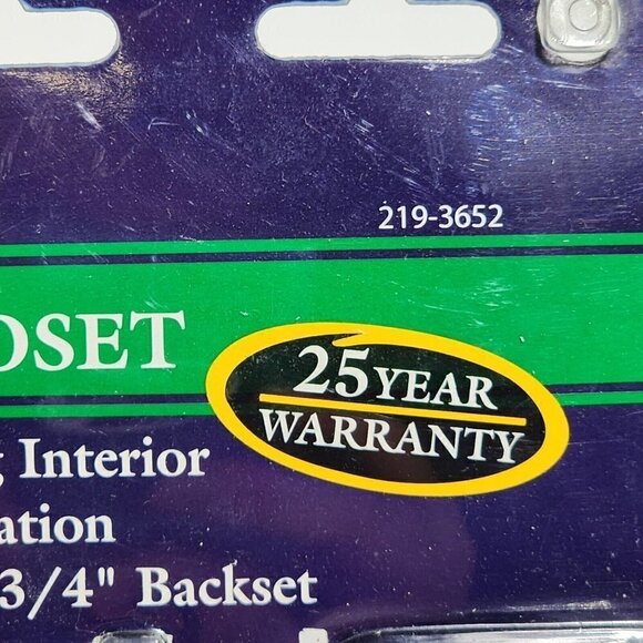 Tru-bolt Hall Closet Non-Locking Interior Door Knob 2 2-3/8 Or 2-3/4 Backset - Picture 4 of 7